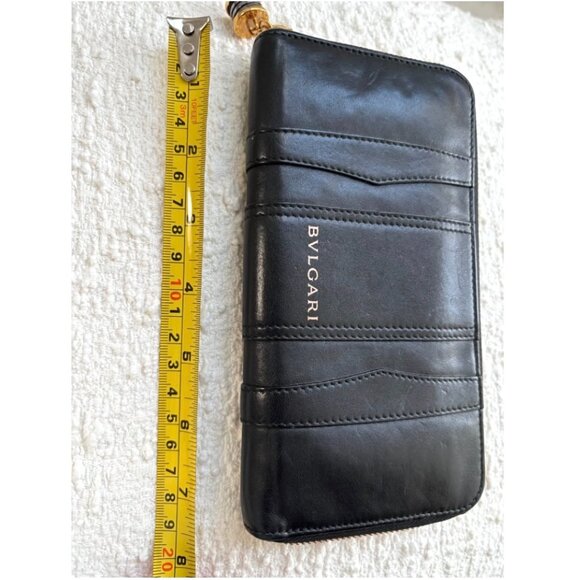 The BVLGARI B Zero One Leather Women's Long Wallet - Authentic - Picture 6 of 6